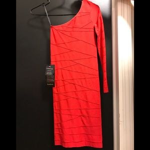 Bebe dress! Stunning! red! Size small. Tags on